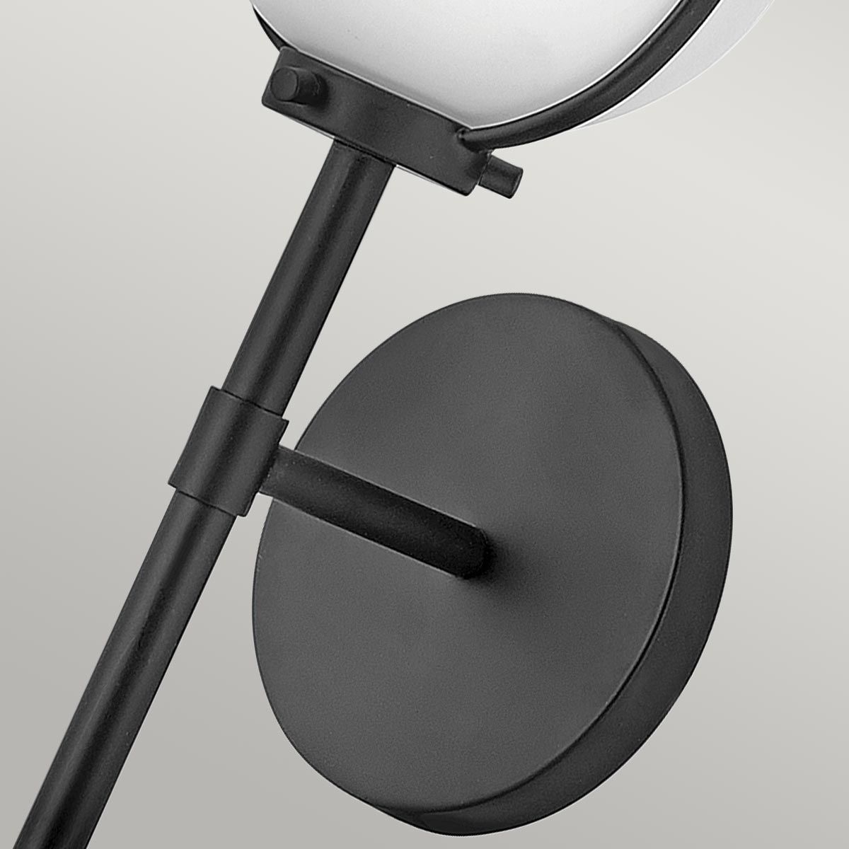 Bridport Single Wall Light - Black