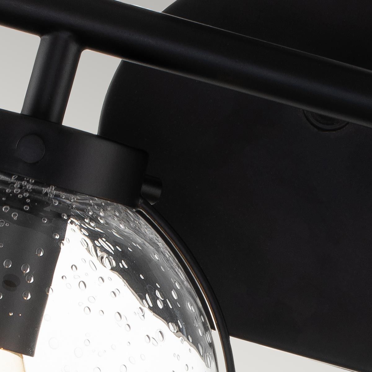 Bridport Double Wall Light - Black