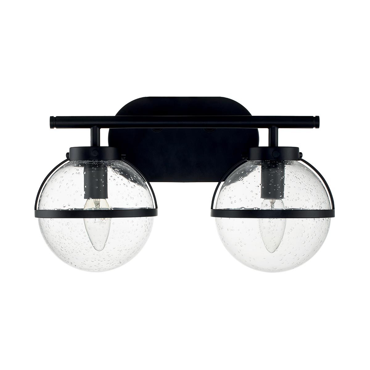 Bridport Double Wall Light - Black