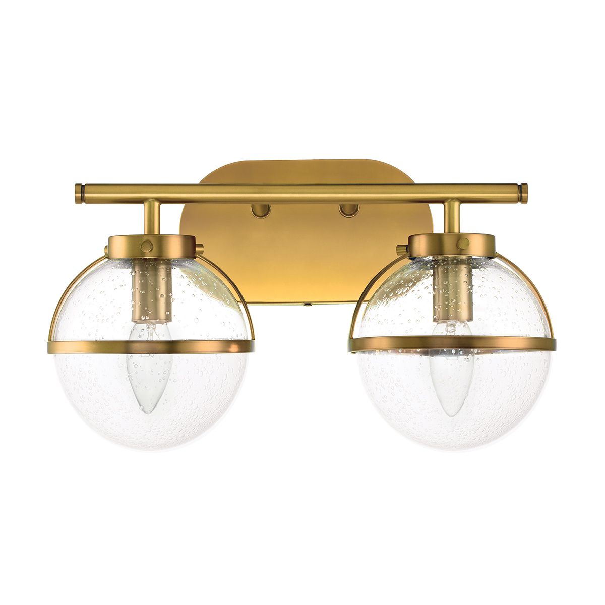 Bridport Double Wall Light - Brass