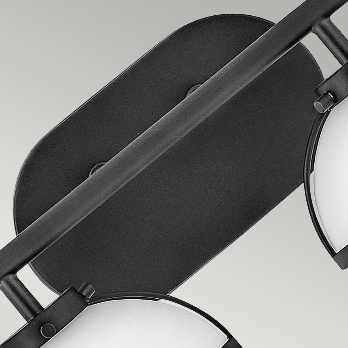 Bridport Double Wall Light - Black
