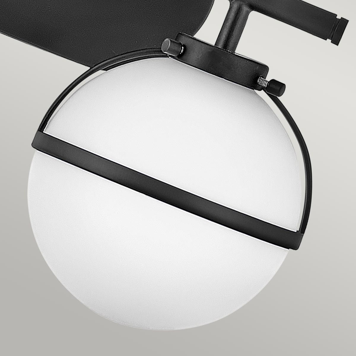 Bridport Double Wall Light - Black