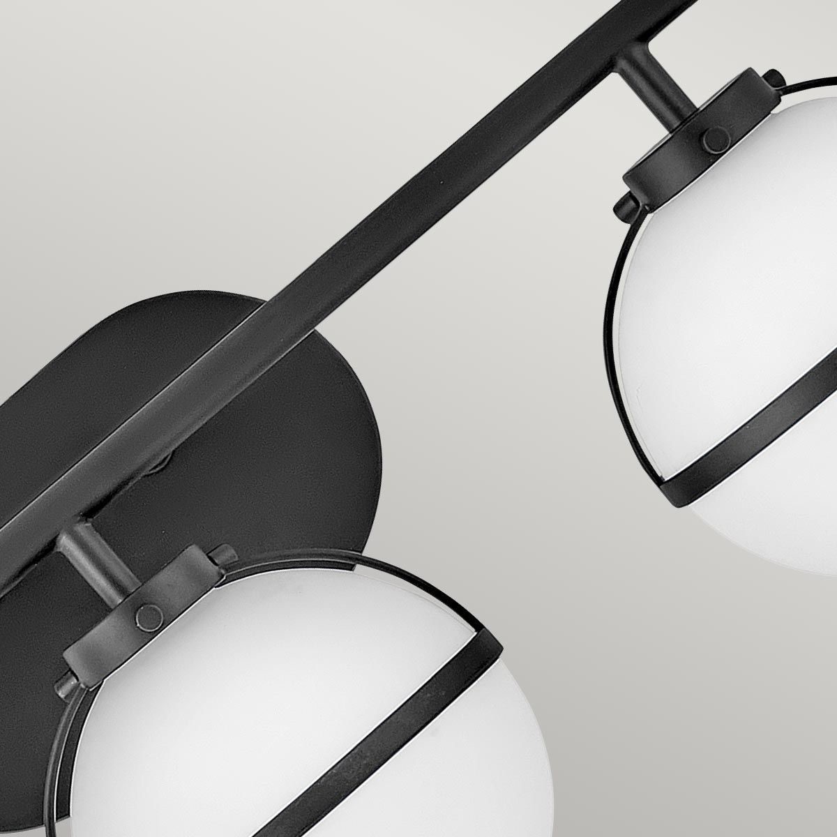 Bridport Triple Wall Light - Black