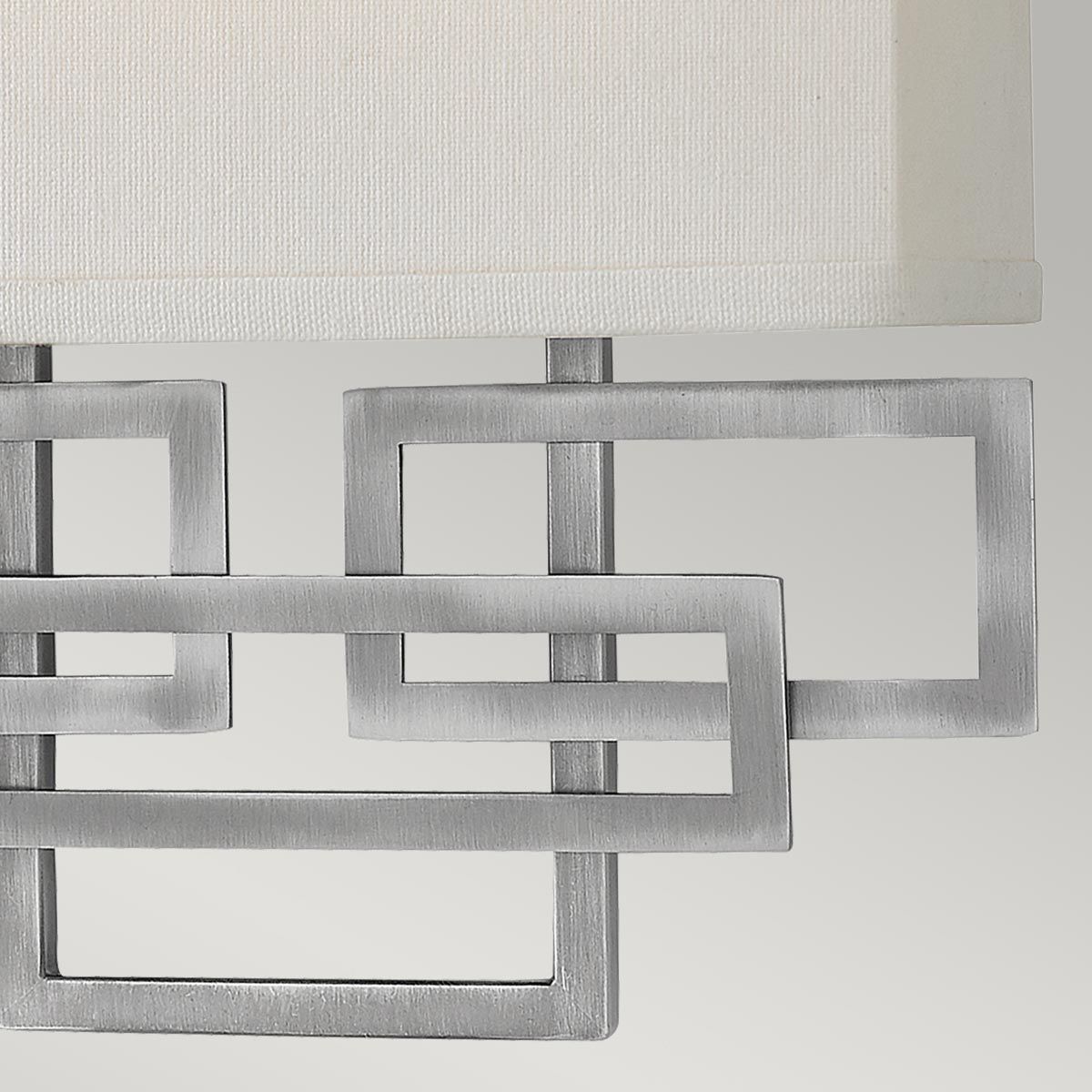 Davos Double Wall Light - Nickel