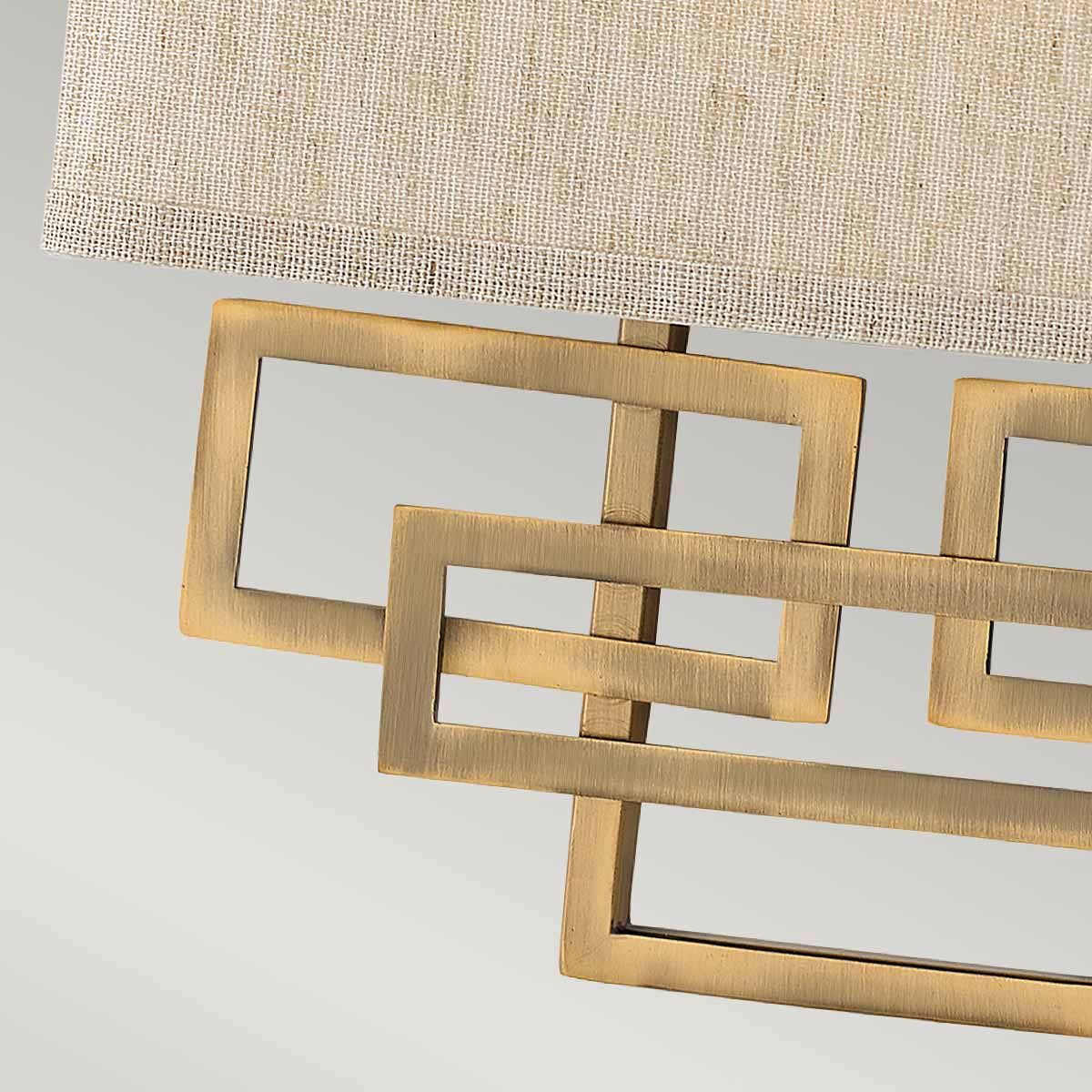 Davos Double Wall Light - Bronze