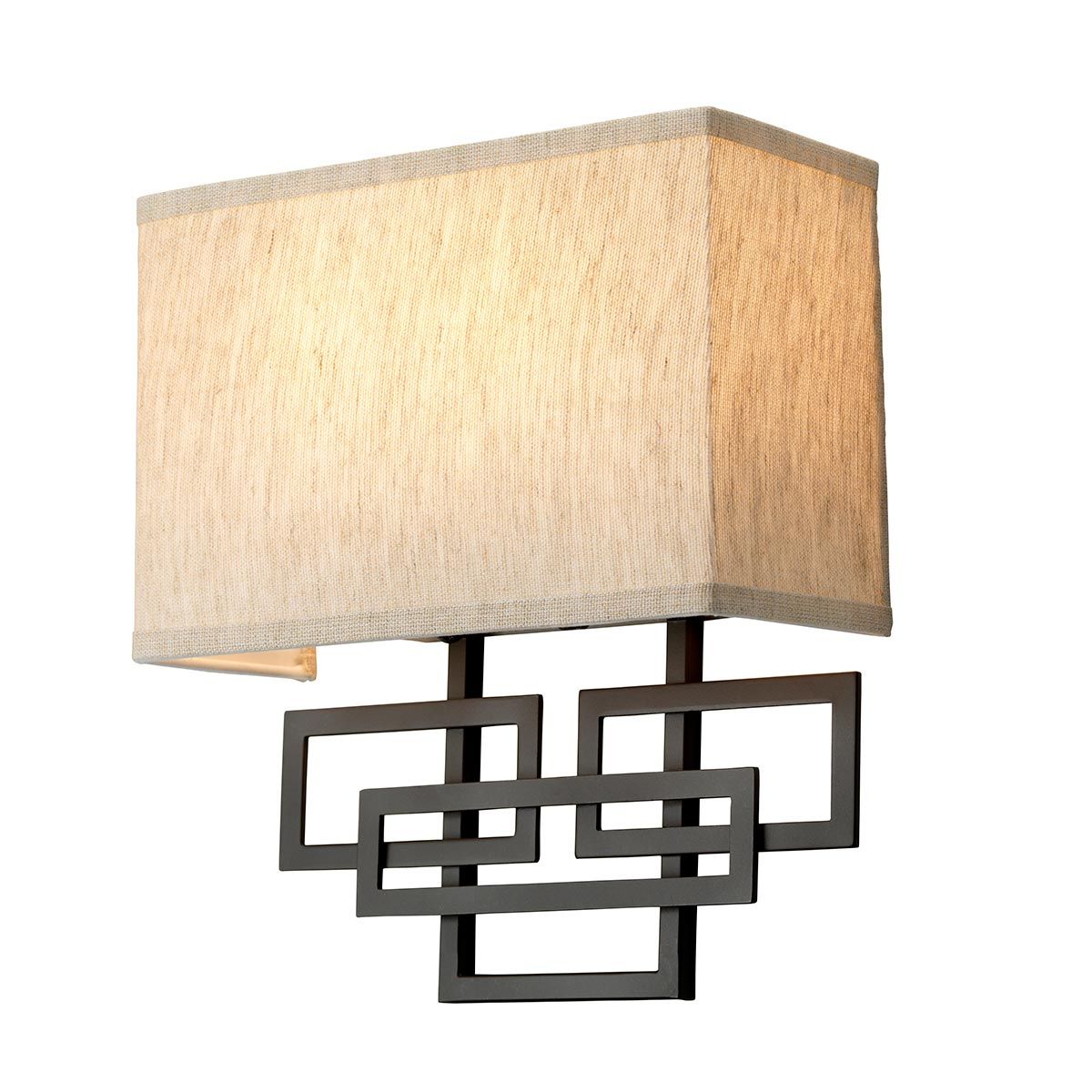 Davos Double Wall Light - Bronze