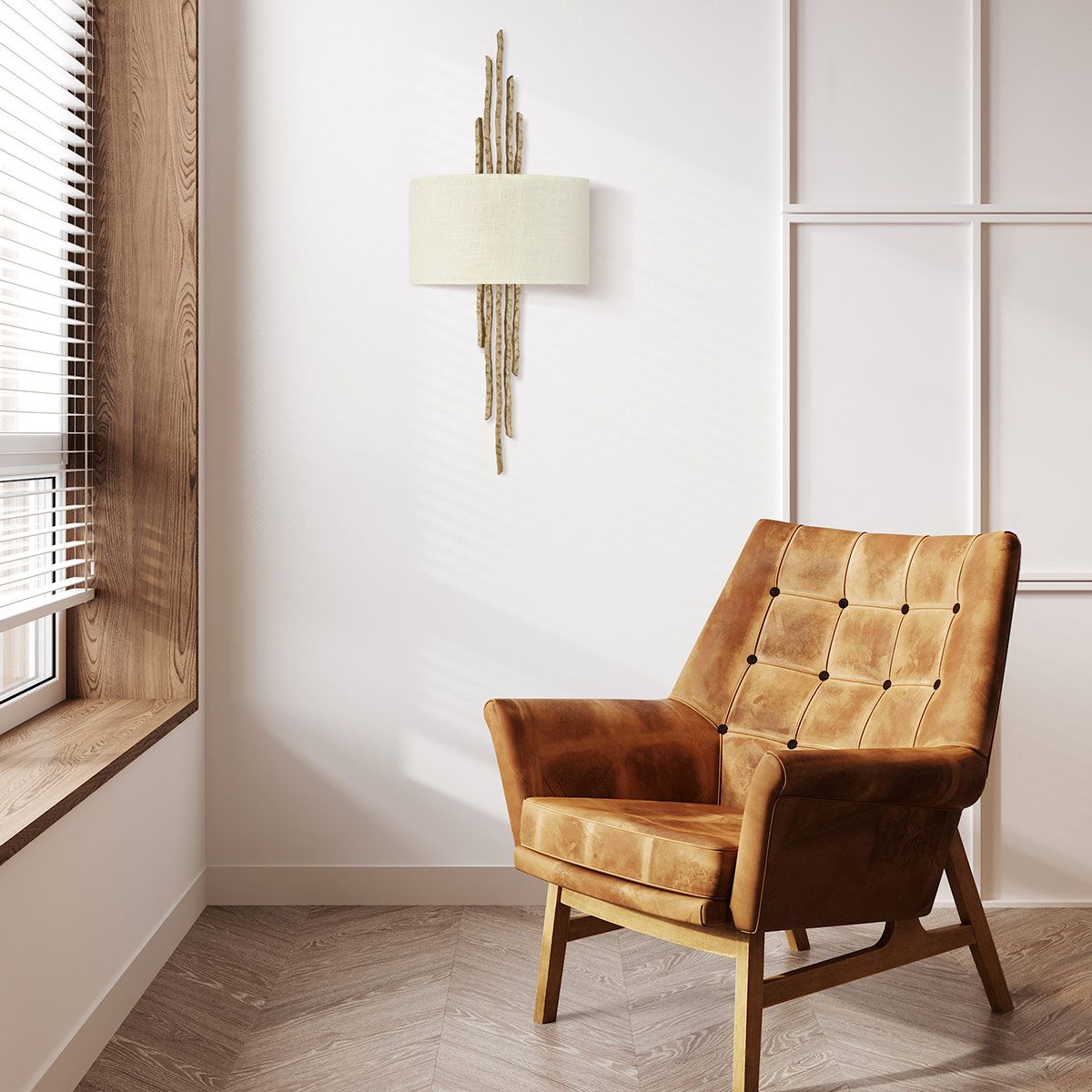 Spyre Double Wall Light - Gold