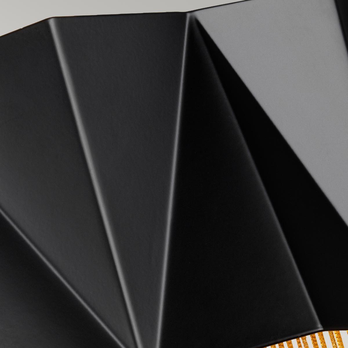 Sirena - Zuma Triple Wall Light - Black & Gold
