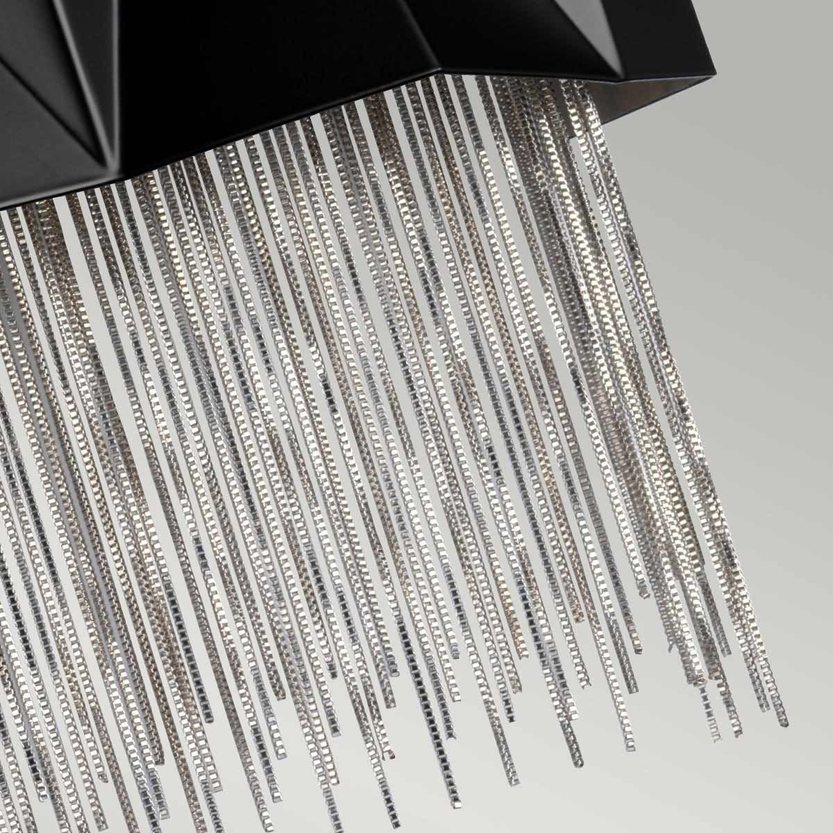 Sirena - Zuma Triple Wall Light - Black & Silver