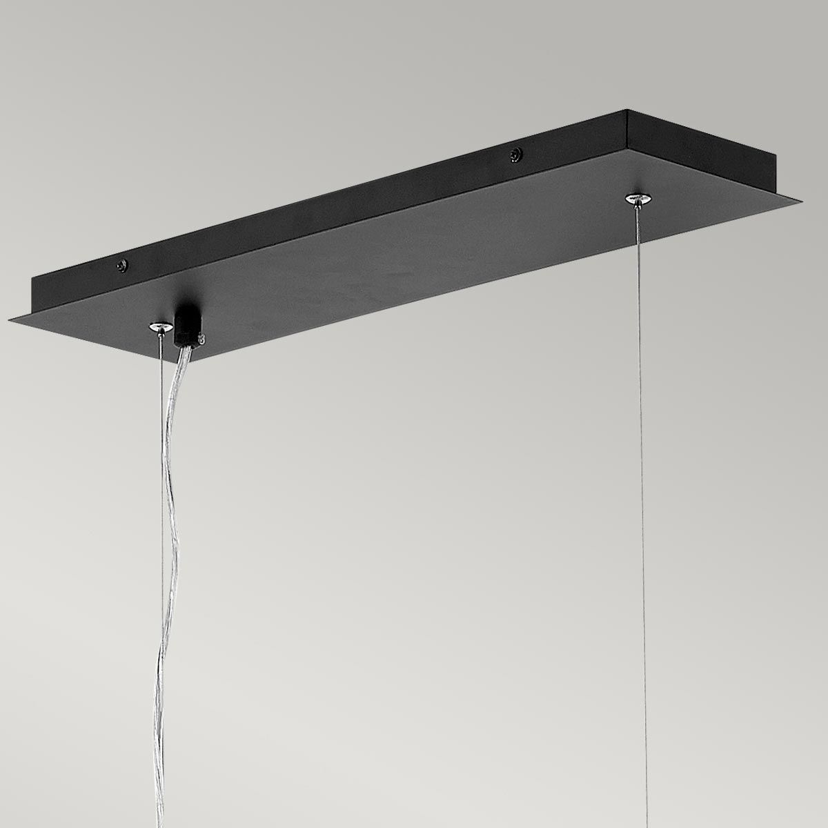 Sirena - Zuma 6 Light Pendant Light - Black & Silver