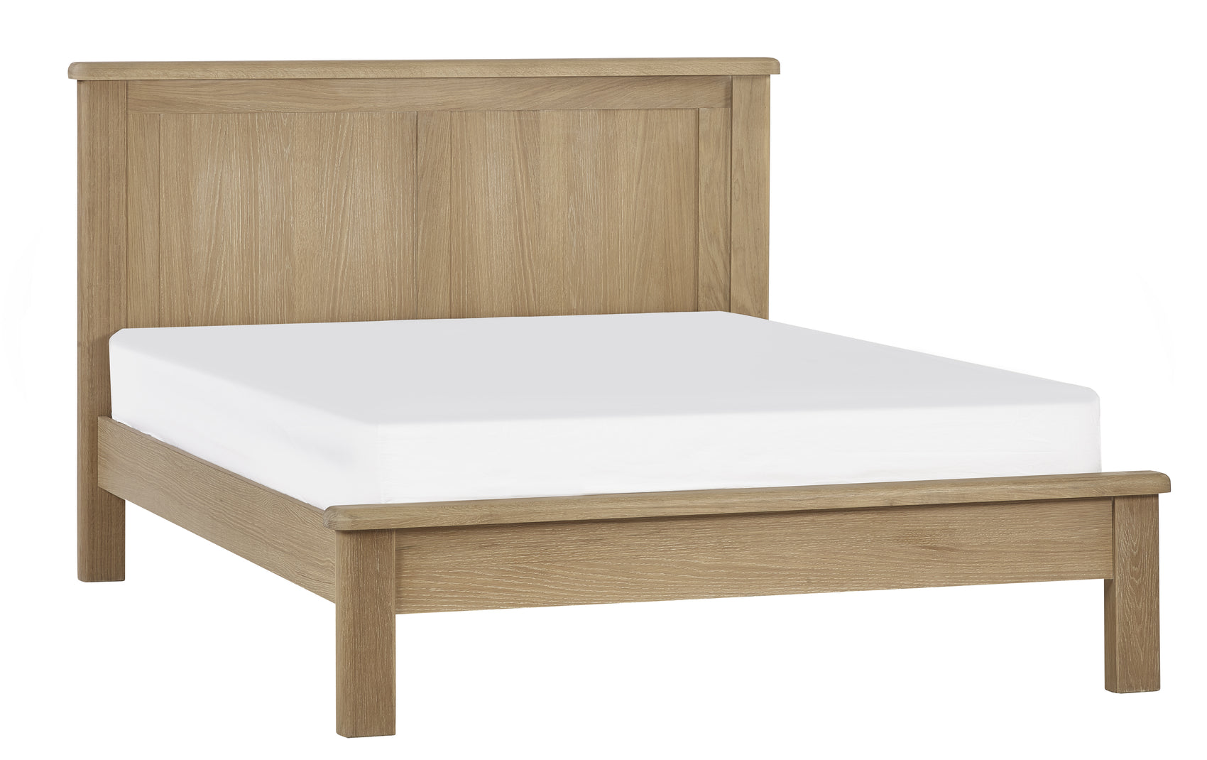 Cayden Limed Oak Wood King Bed