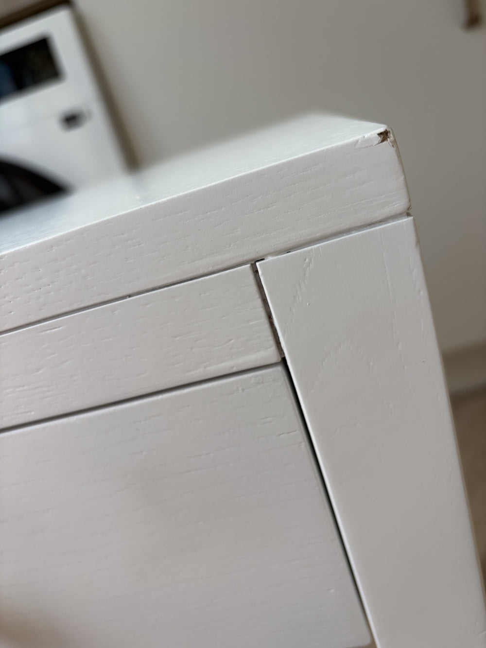 DI Designs Radford White Oak Wood Bedside Table | 1 Drawer - CLEARANCE