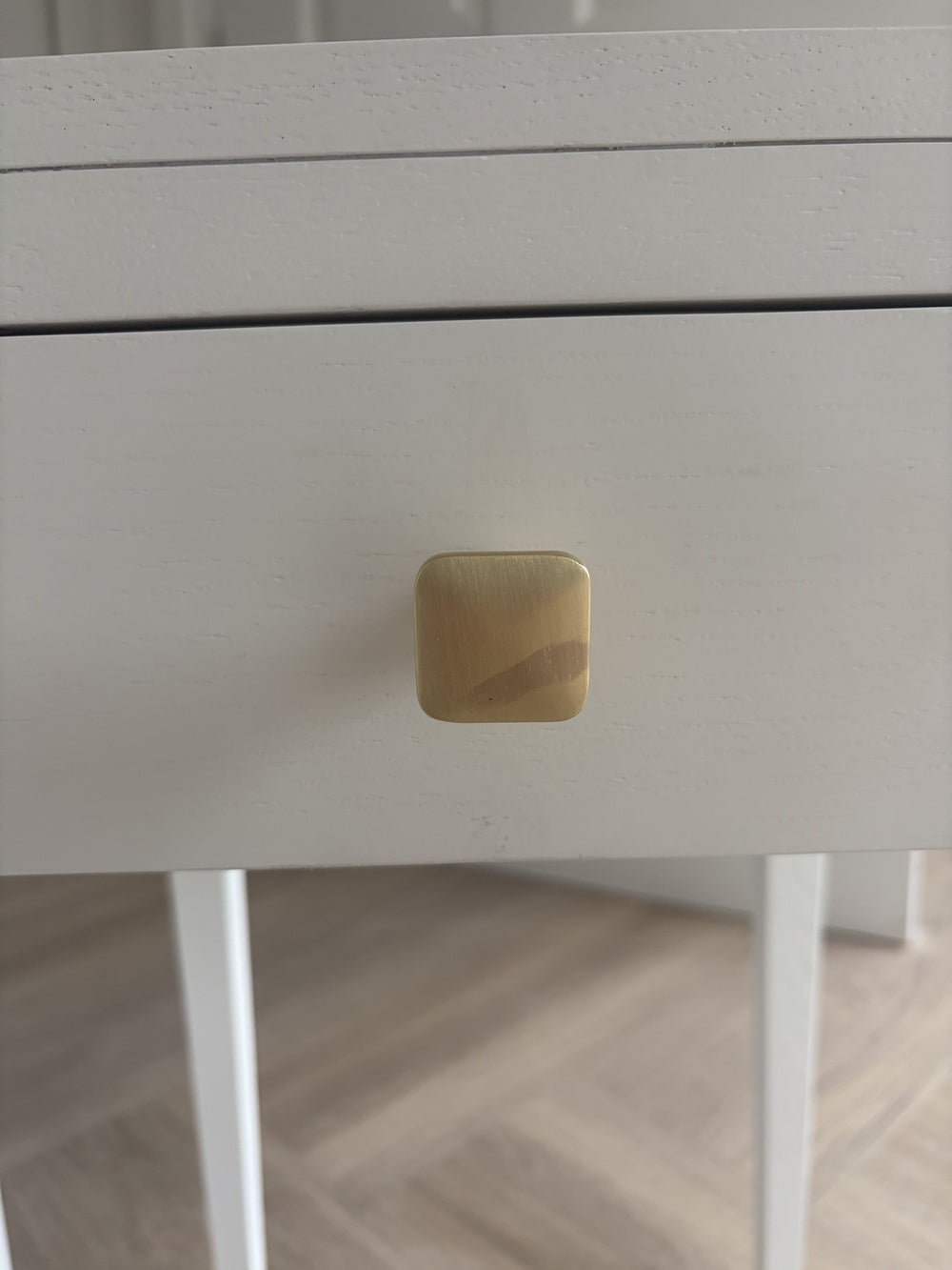 DI Designs Radford White Oak Wood Bedside Table | 1 Drawer - CLEARANCE