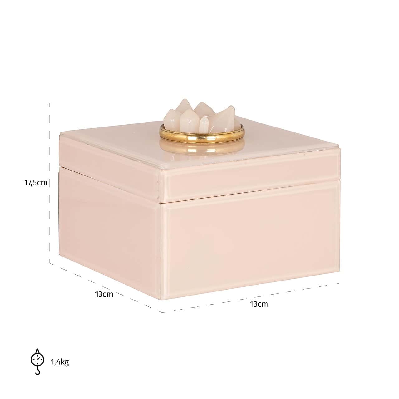 Storage box Jalisa (Pink)