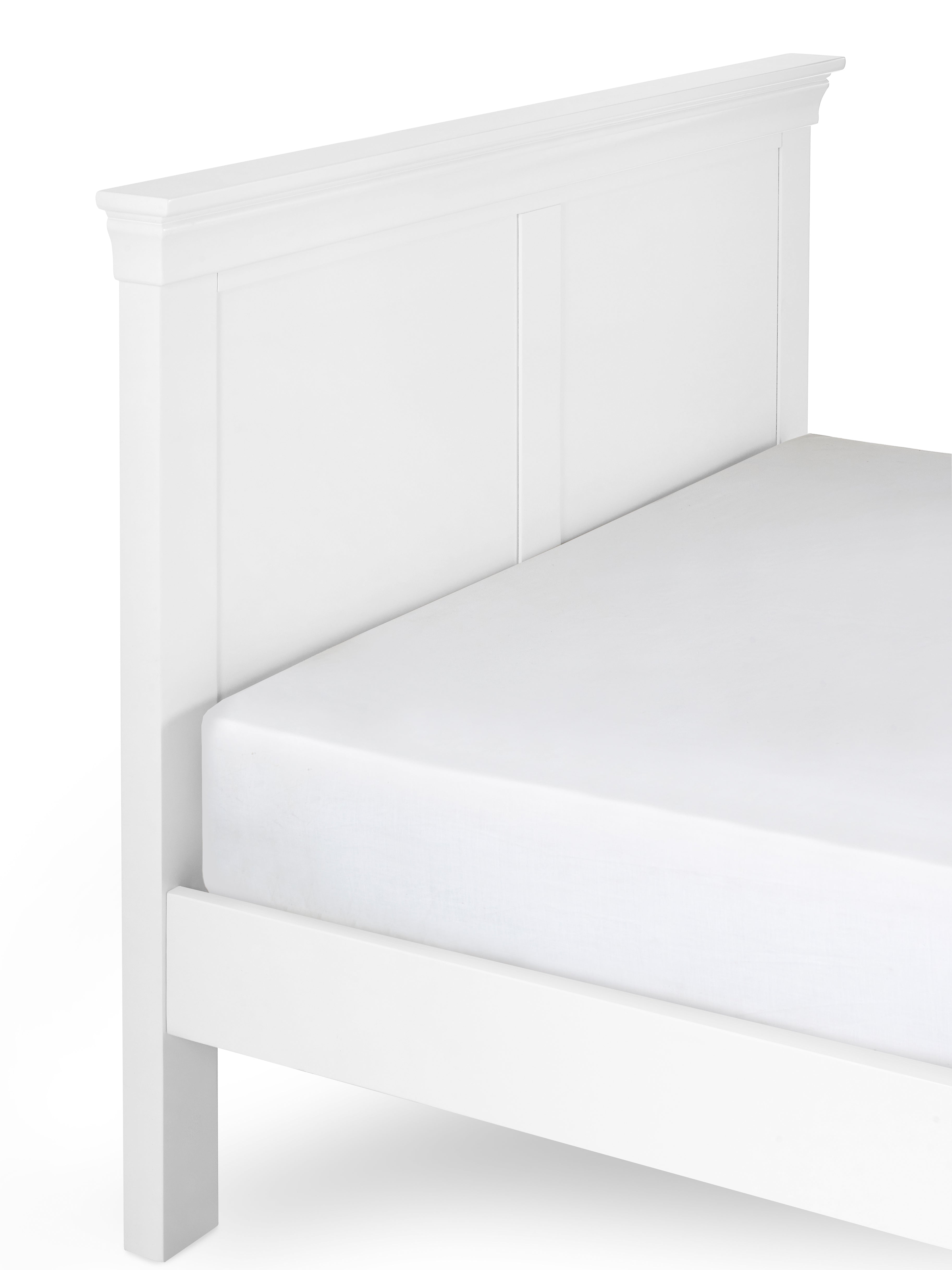 Fidel Surf White Wood King Bed