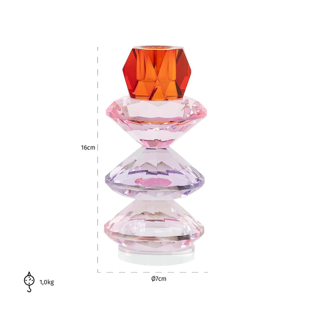 Candle holder Yalena big ()