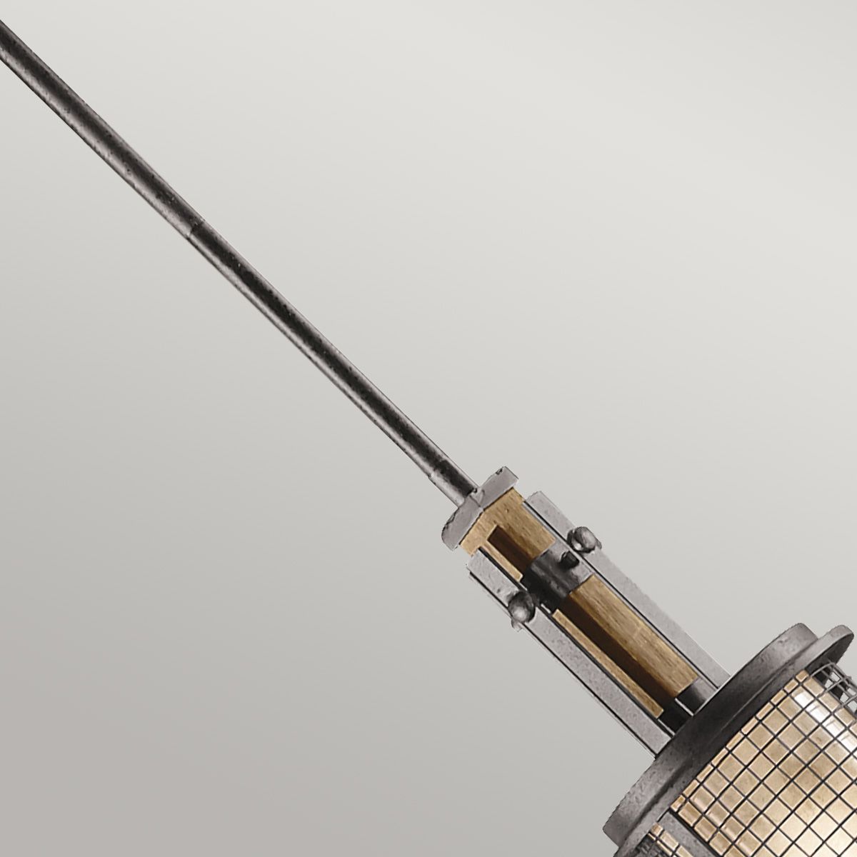 Hailey Iron Mesh Single Mini Pendant Light