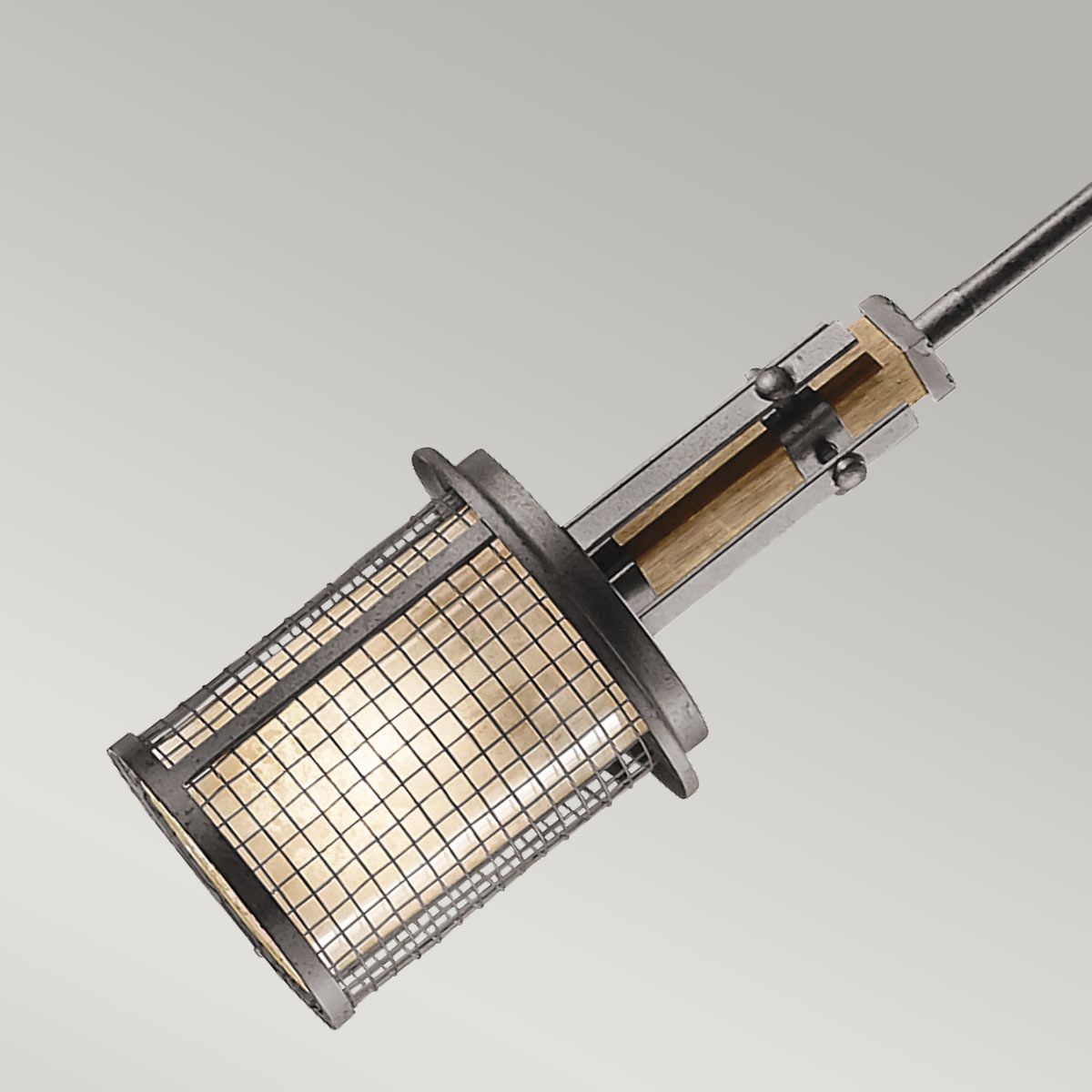 Hailey Iron Mesh Single Mini Pendant Light