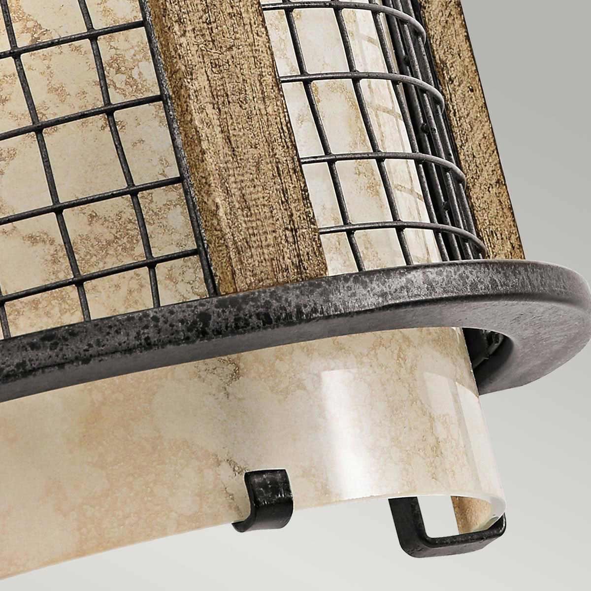 Hailey Iron Mesh Single Wall Light