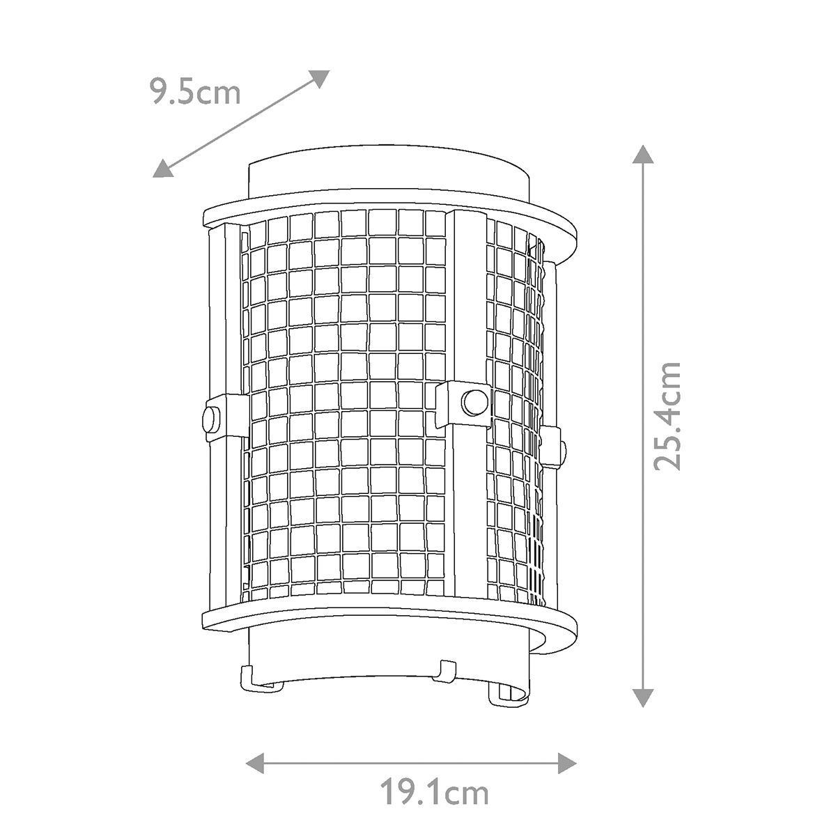 Hailey Iron Mesh Single Wall Light