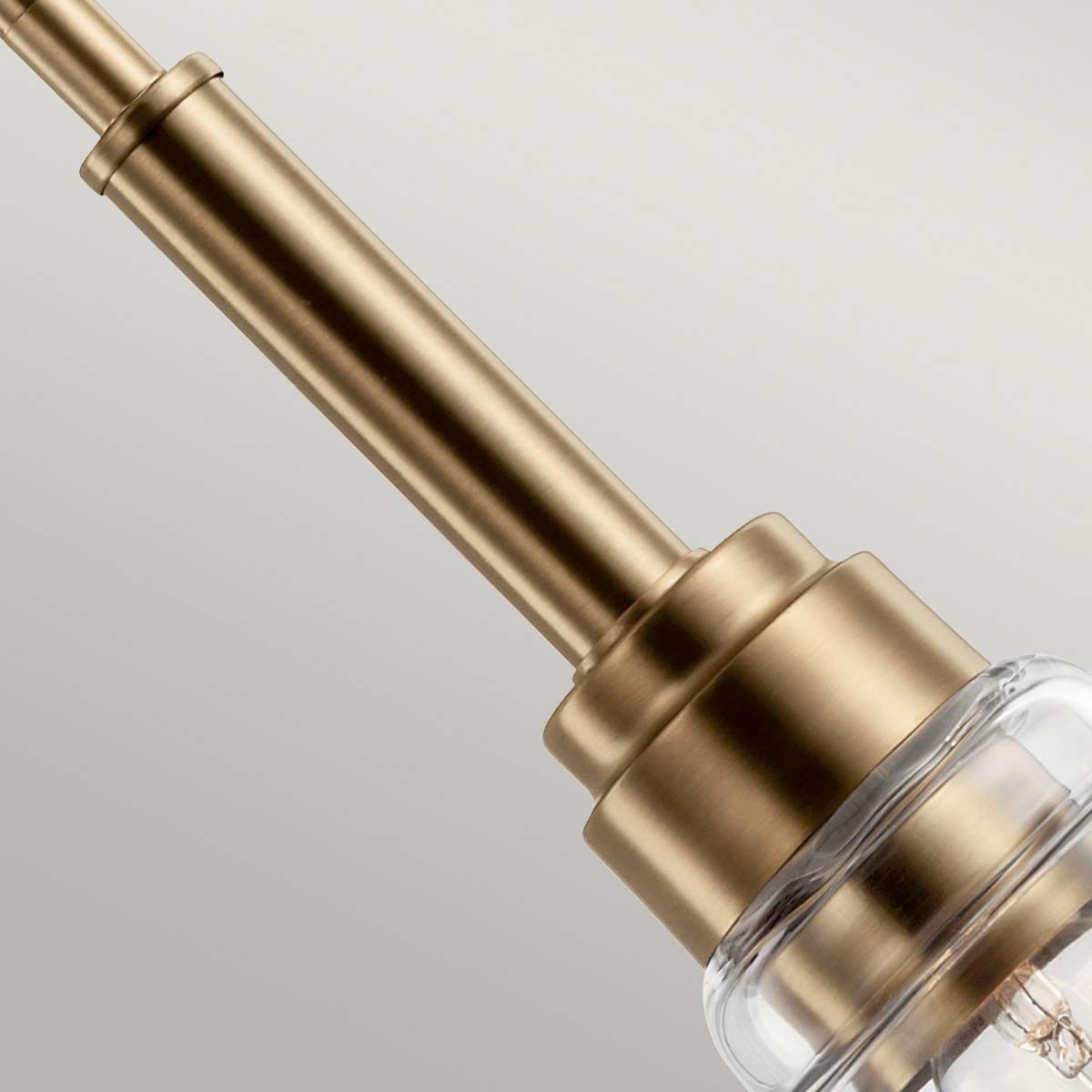 Elara Single Pendant Light - Brass