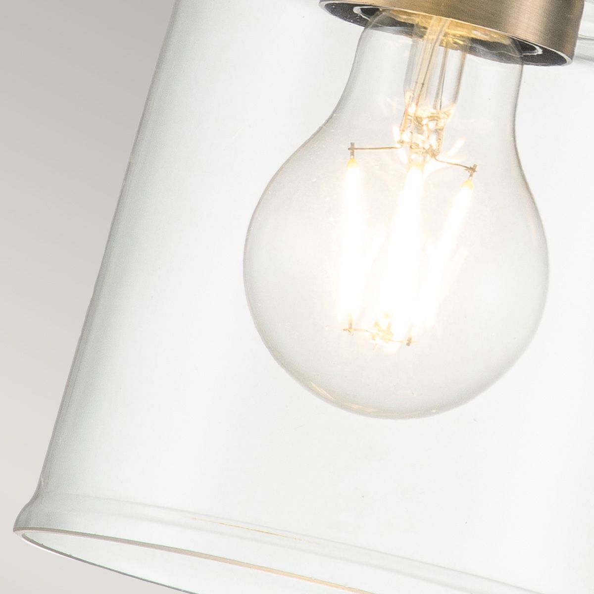 Elara Single Wall Light - Brass