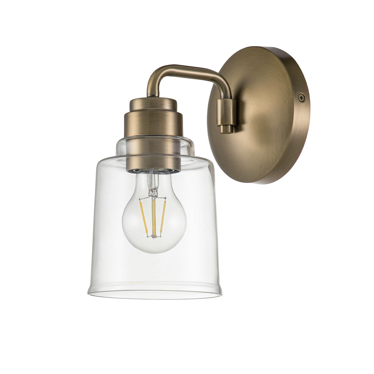 Elara Single Wall Light - Brass