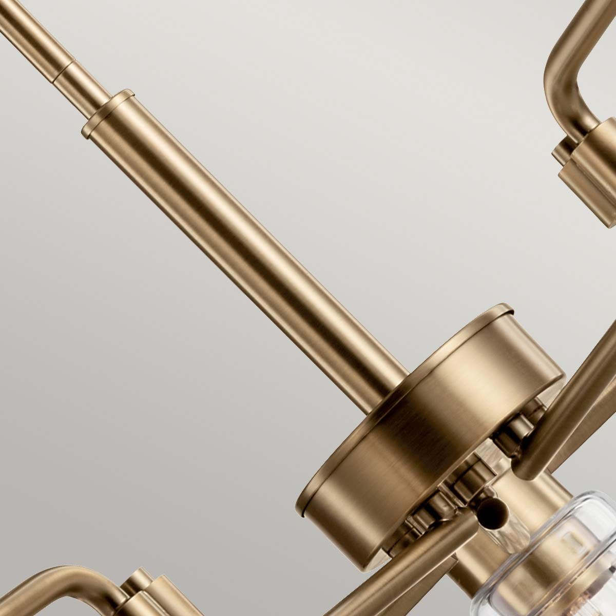Elara 5 Light Chandelier - Brass