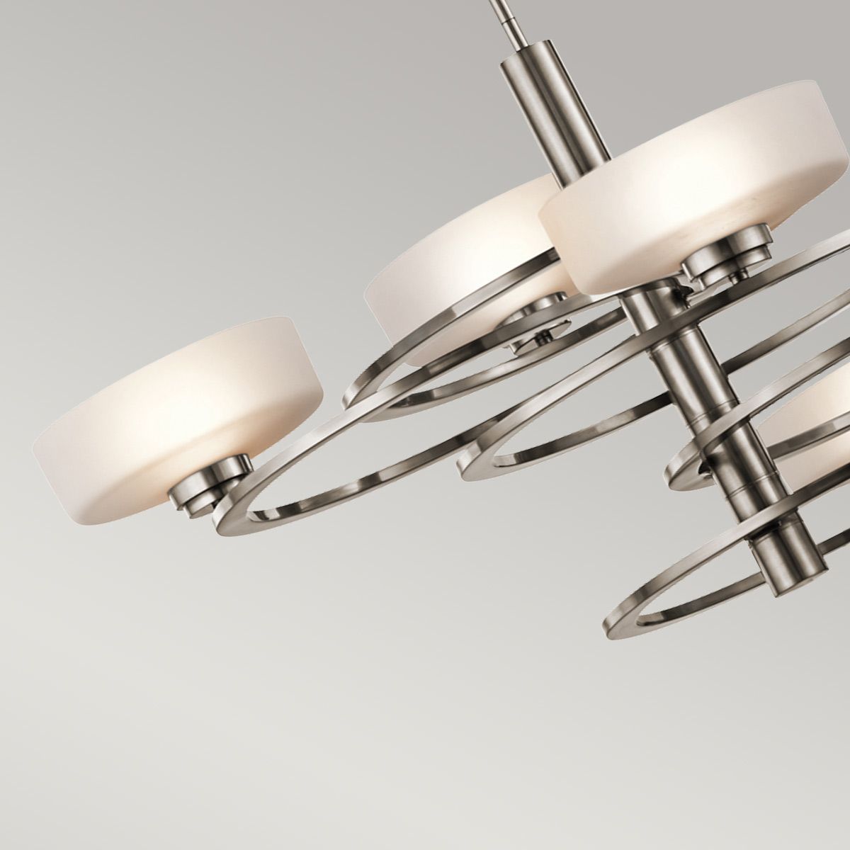 Oliveto 5 Light Chandelier - Pewter