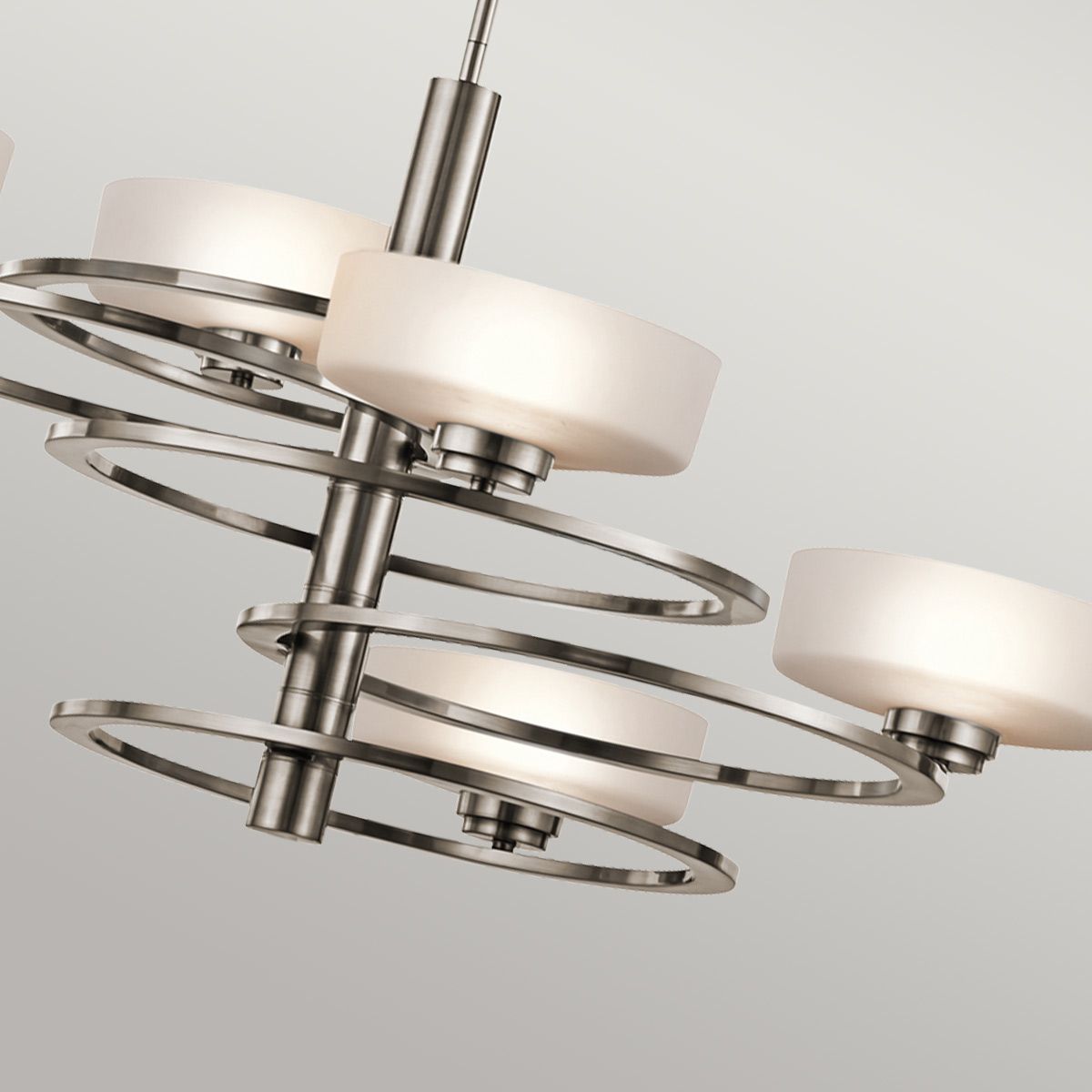 Oliveto 5 Light Chandelier - Pewter