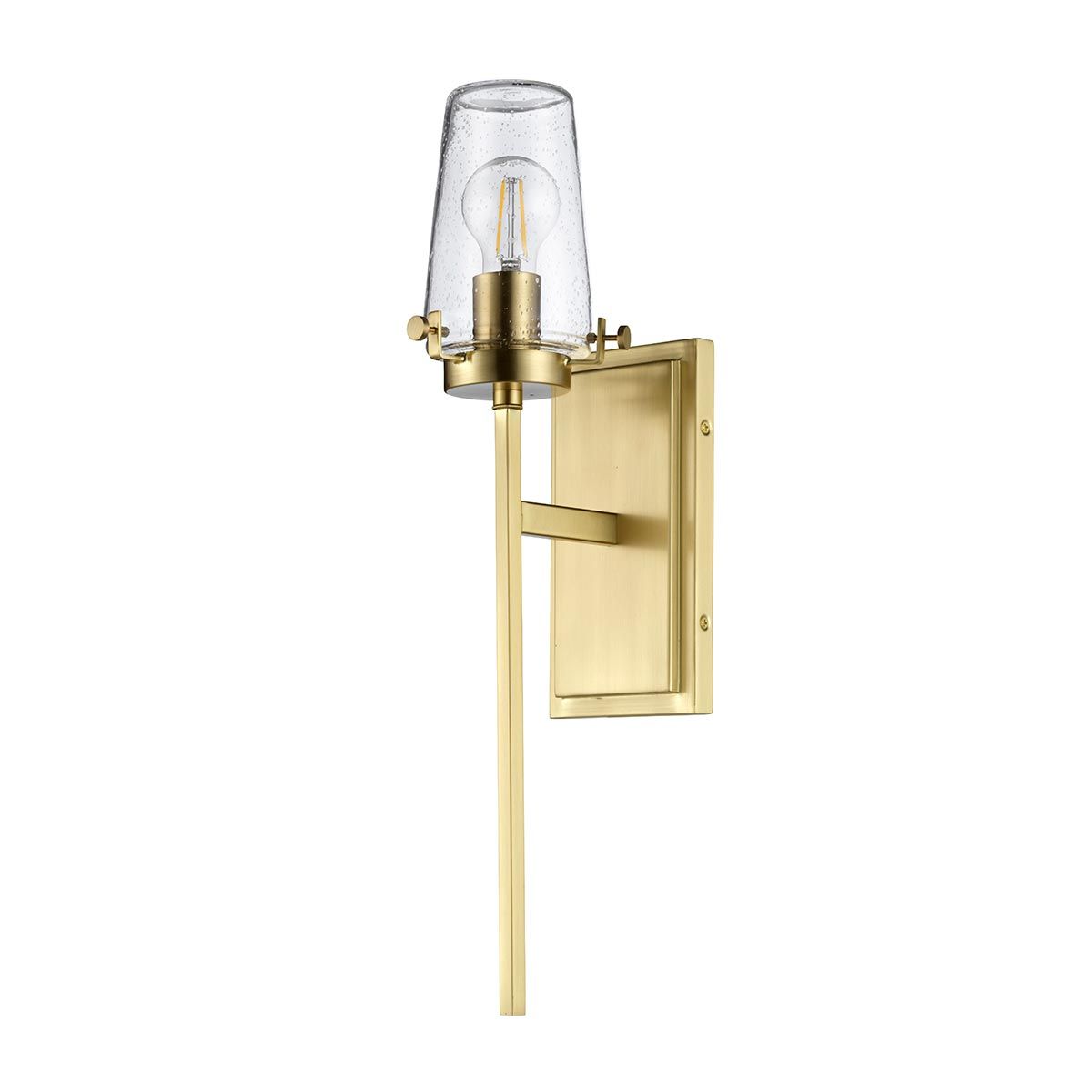 Cagney Single Wall Light - Brass