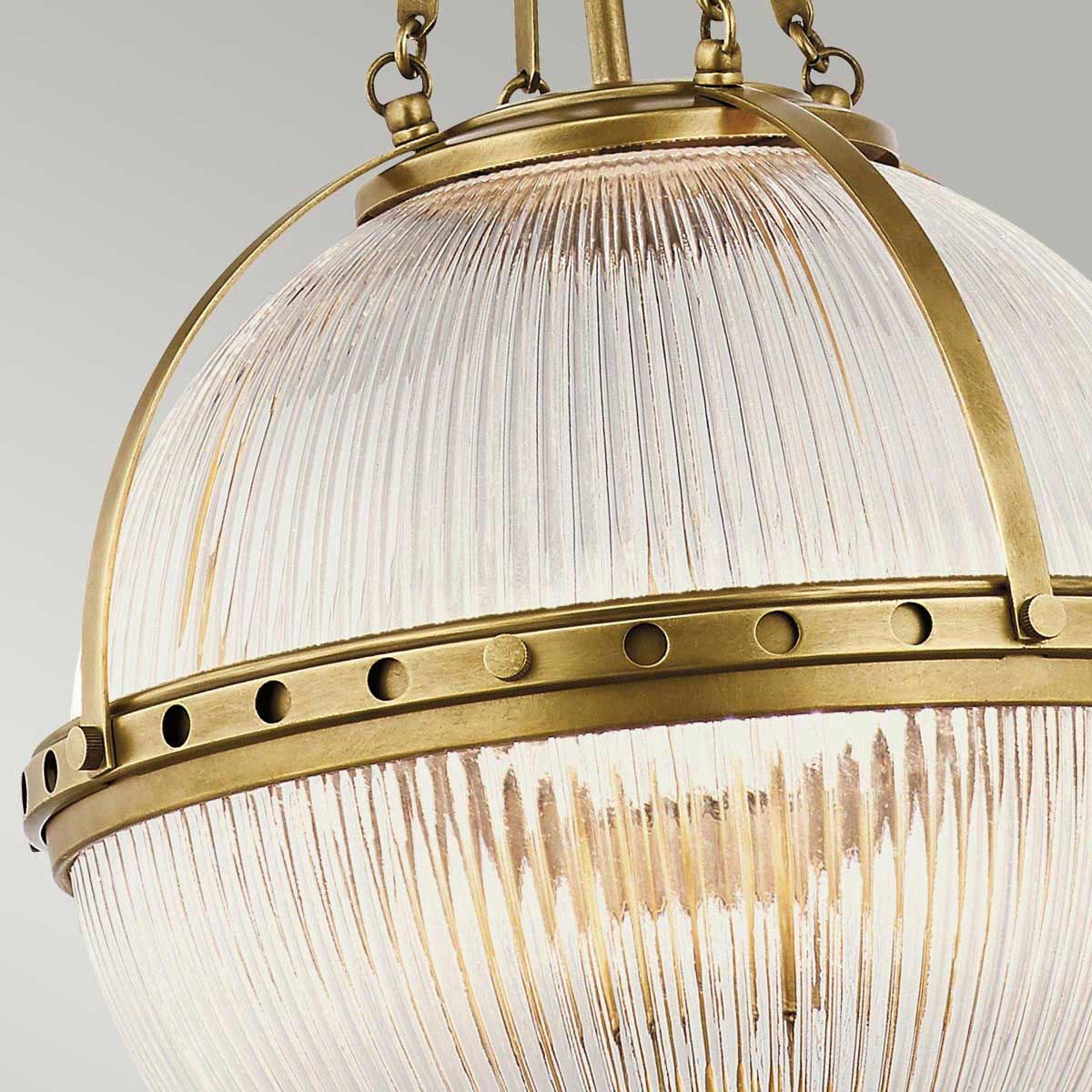 Muse Triple Pendant Light - Brass