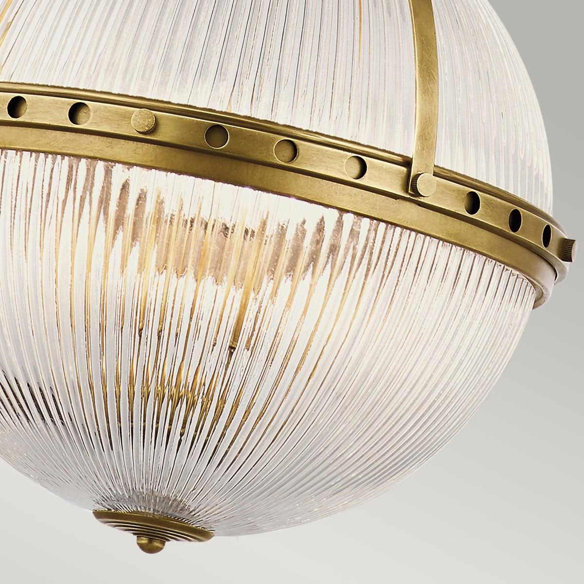 Muse Triple Pendant Light - Brass