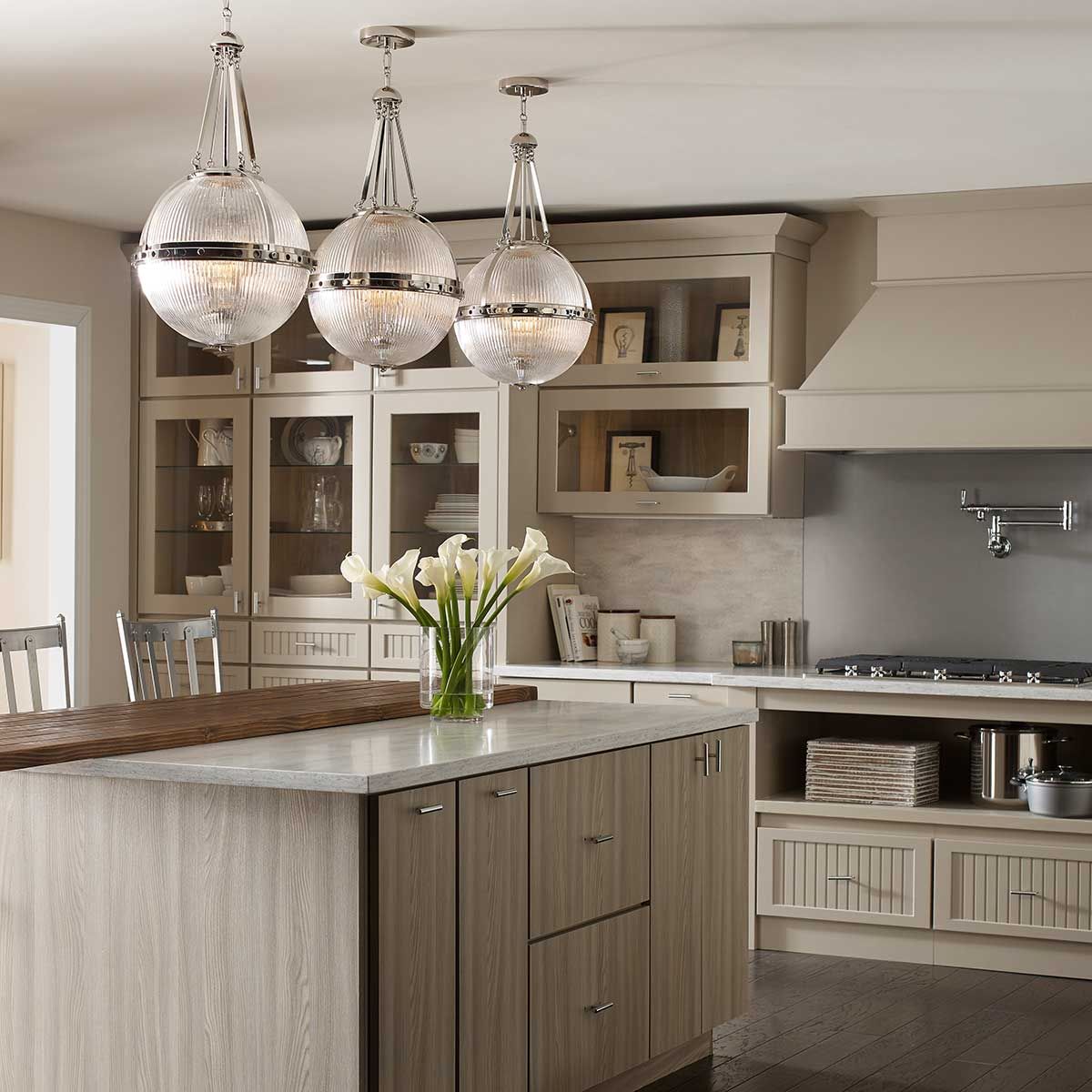 Muse Triple Pendant Light - Nickel