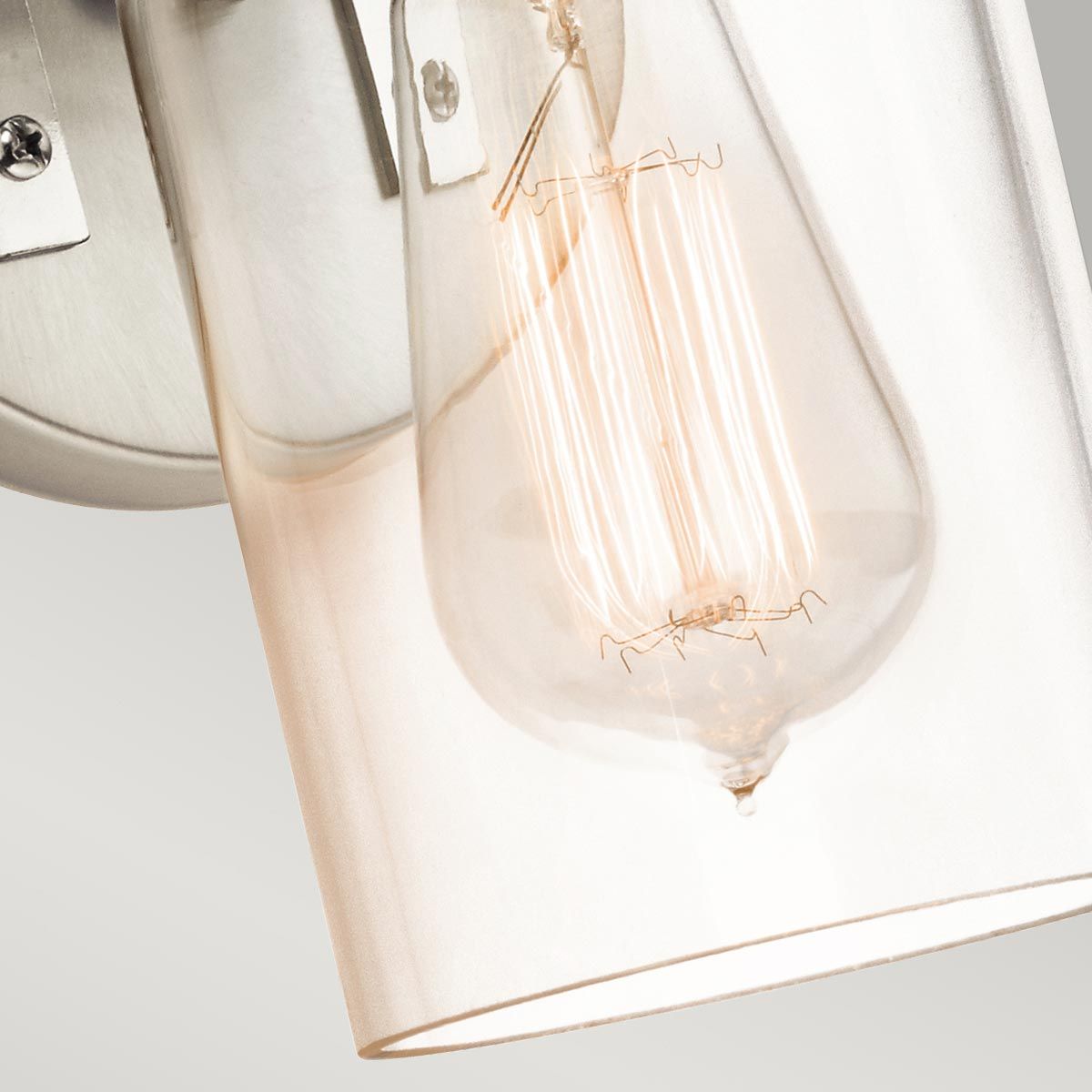 Walland Single Wall Light - Nickel