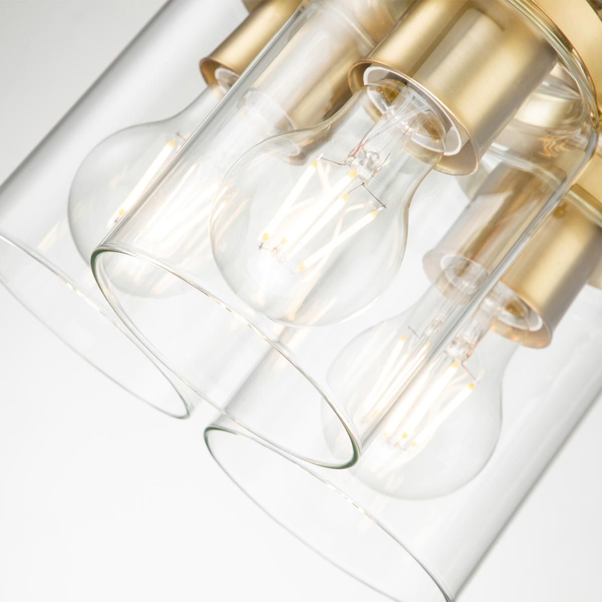 Walland Triple Pendant Light - Brass