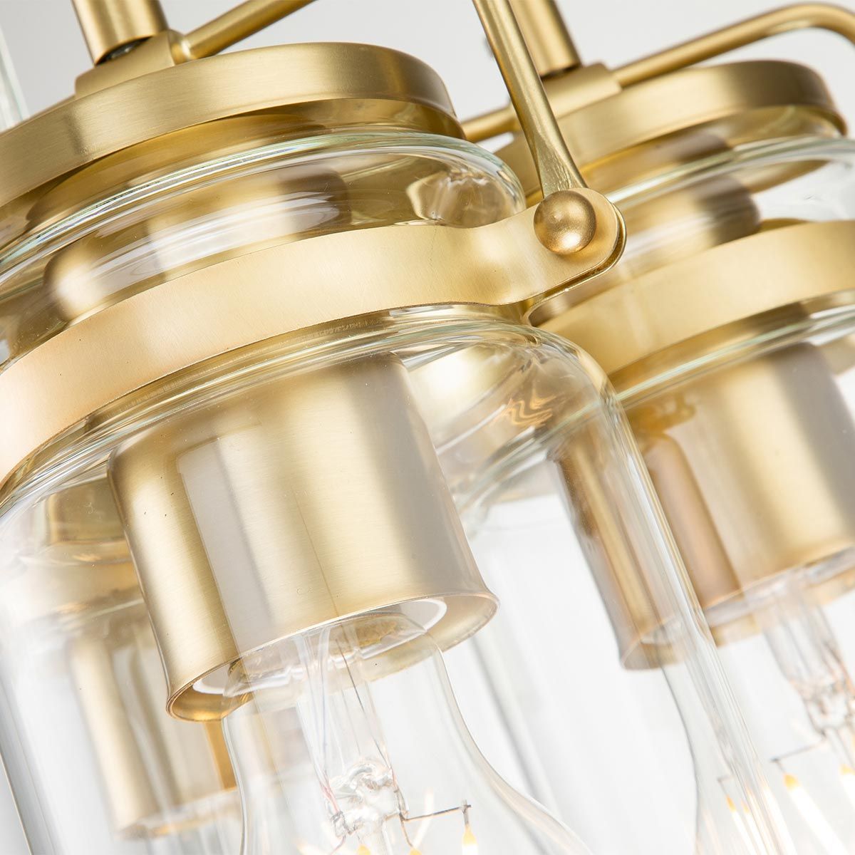 Walland Triple Pendant Light - Brass