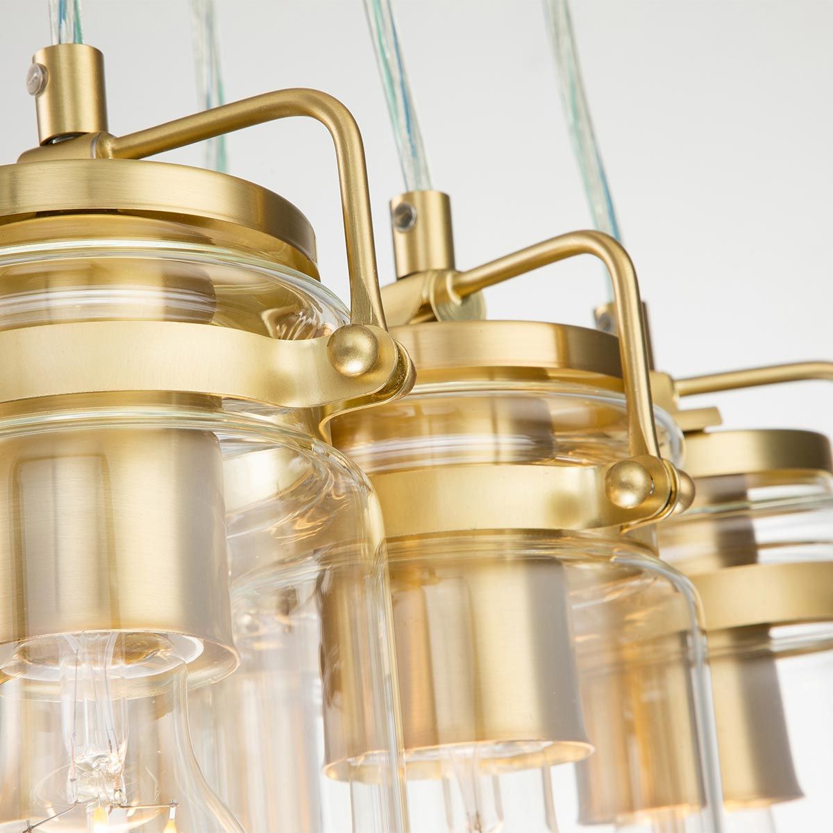 Walland 6 Light Pendant Light - Brass