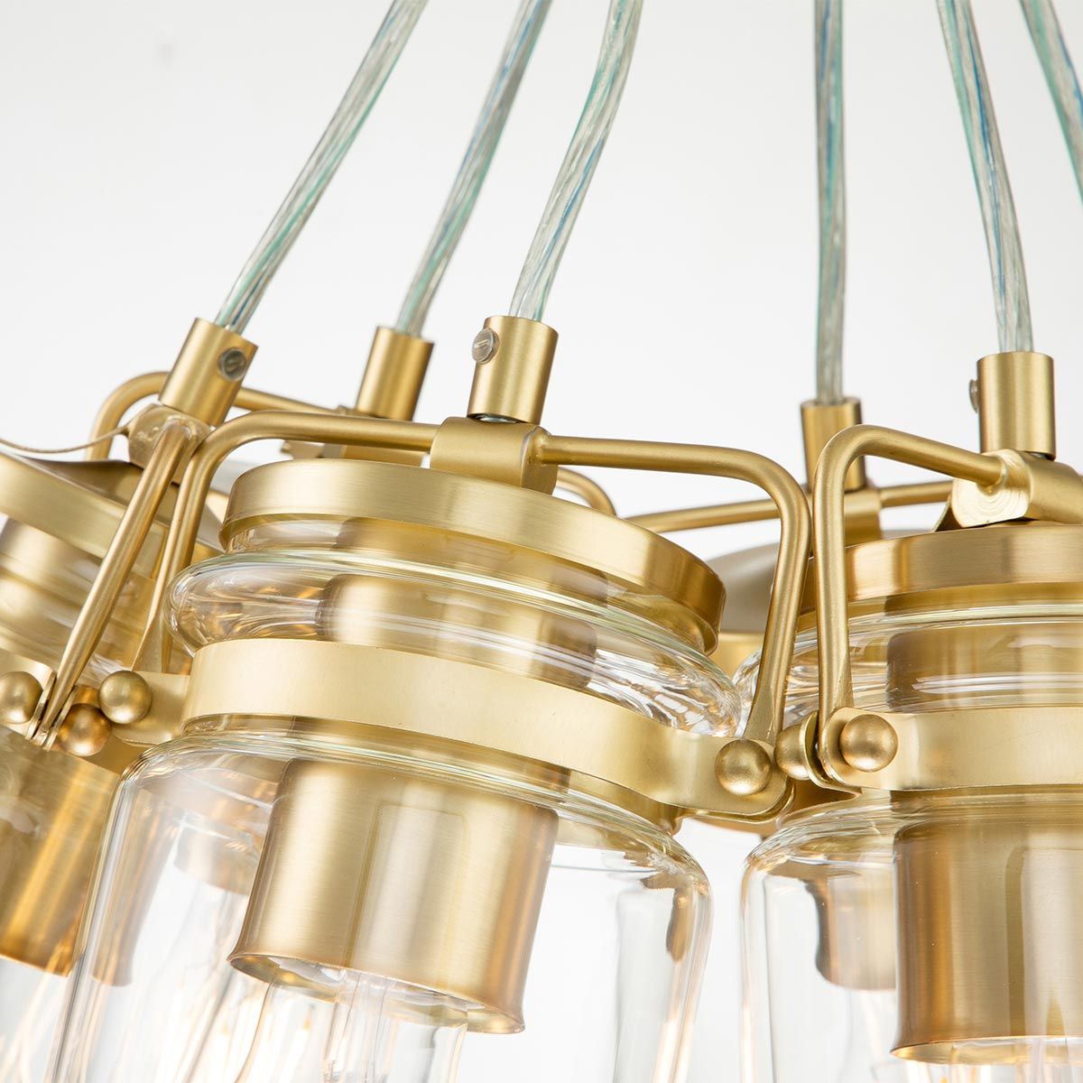 Walland 6 Light Pendant Light - Brass