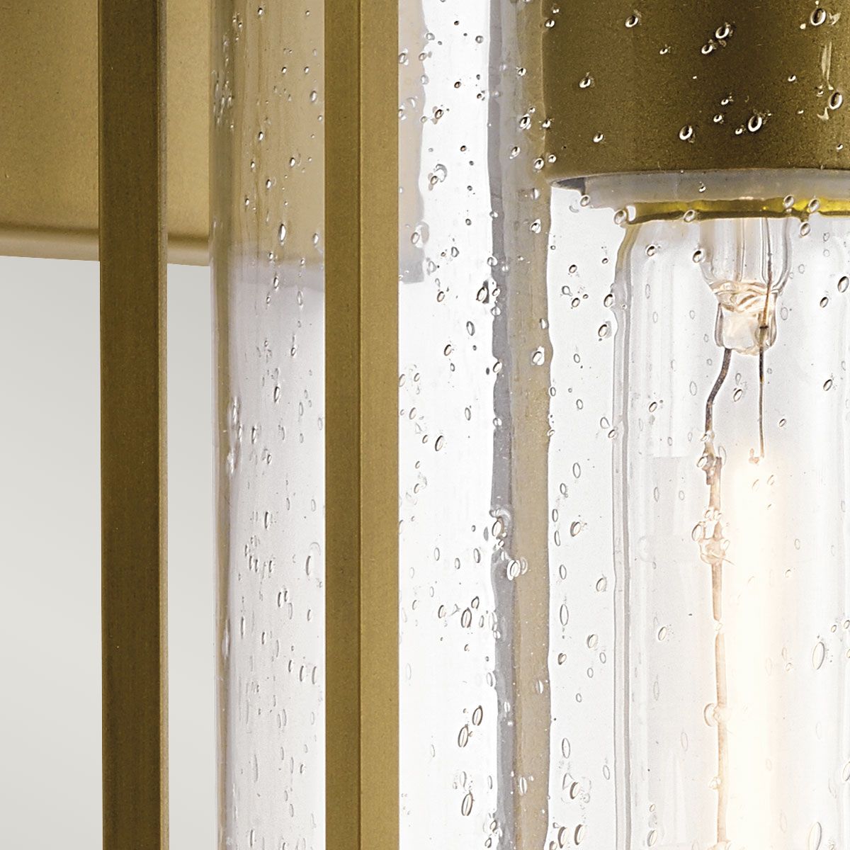 Oldfield Single Medium Wall Lantern - Brass