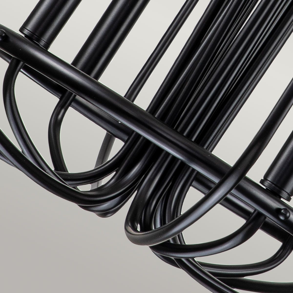 Downton  12 Light Chandelier - Black