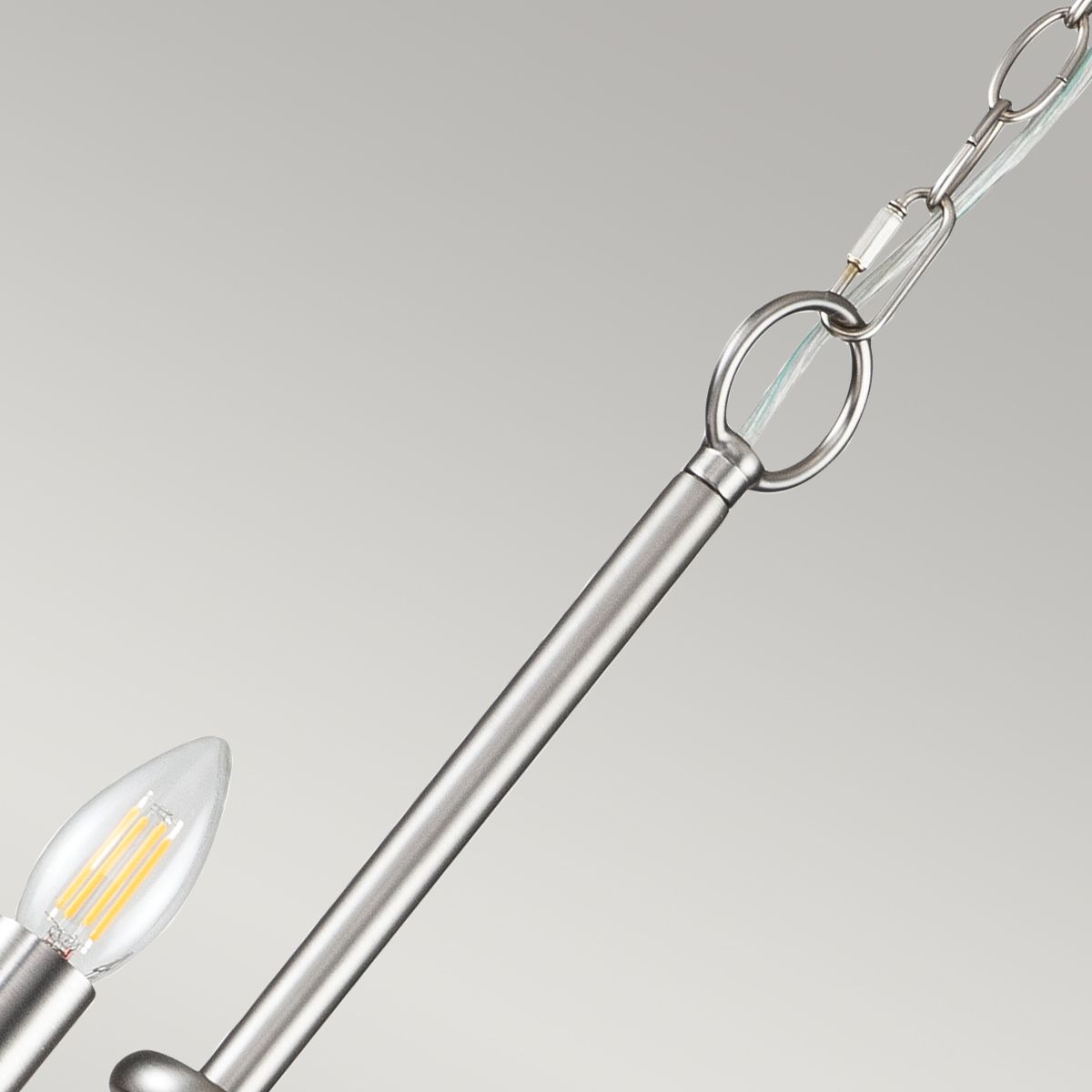 Downton  12 Light Chandelier - Nickel