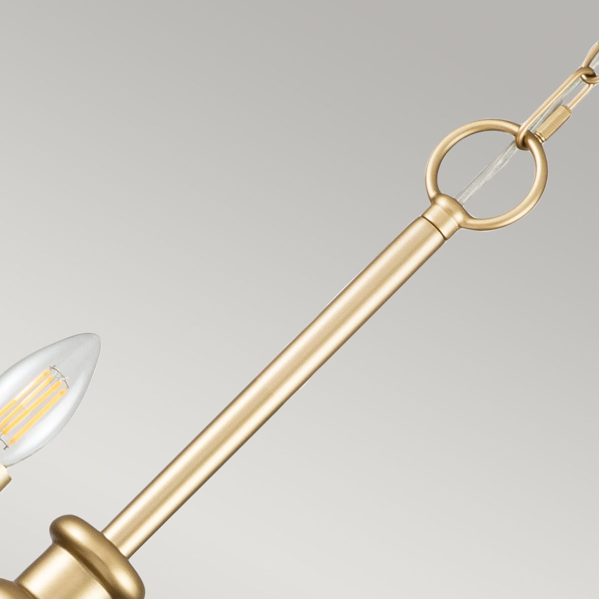 Downton  12 Light Chandelier - Brass