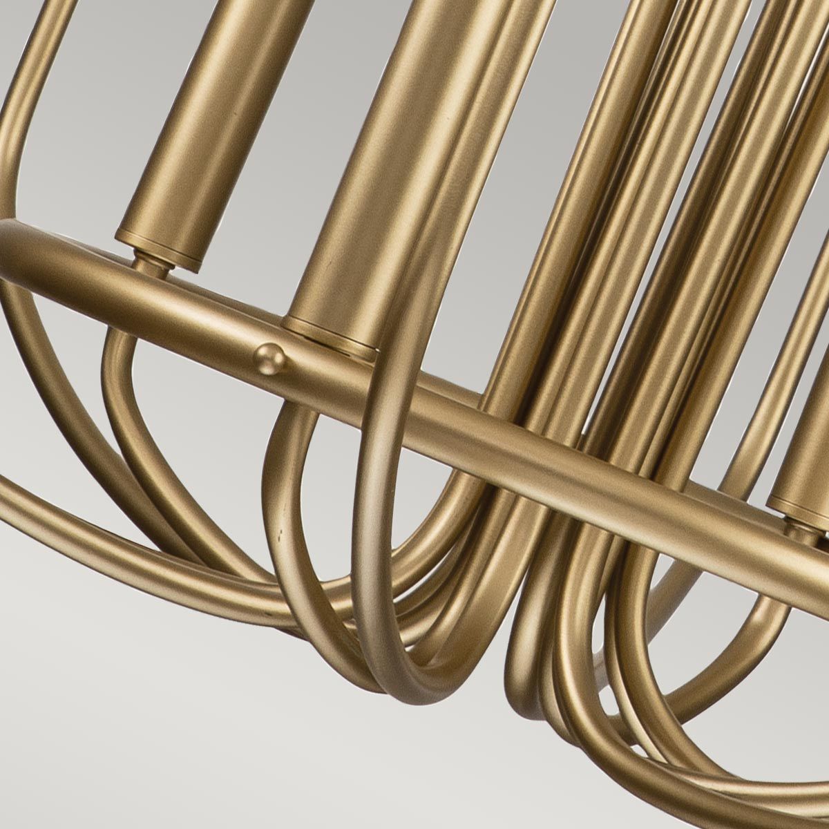 Downton  12 Light Chandelier - Brass
