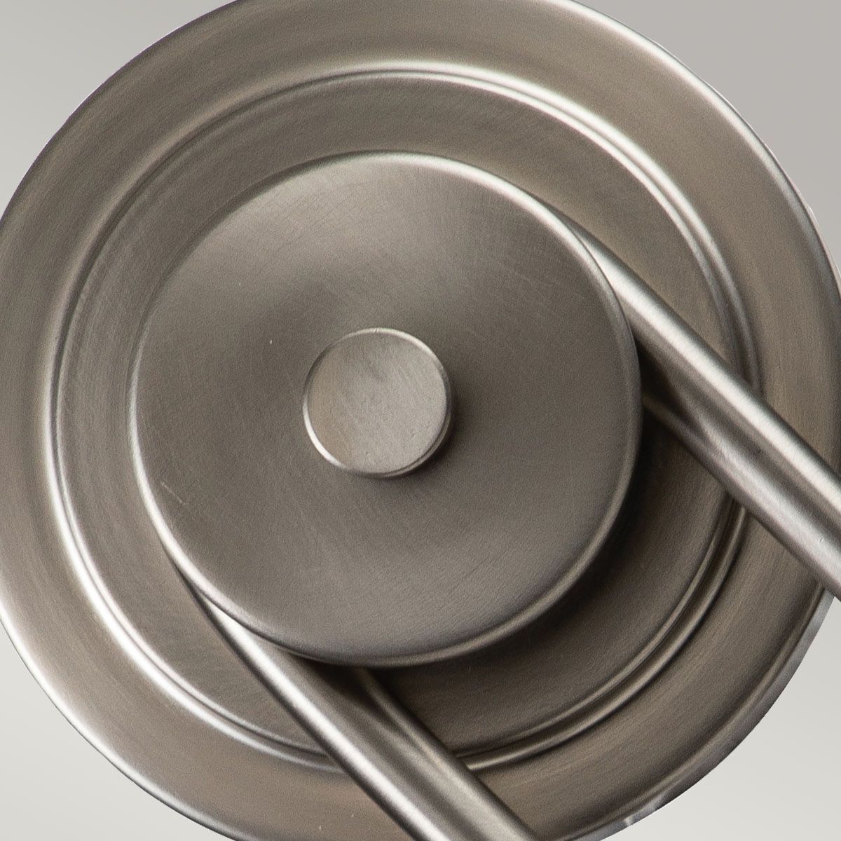 Downton 2lt Wall light - Nickel
