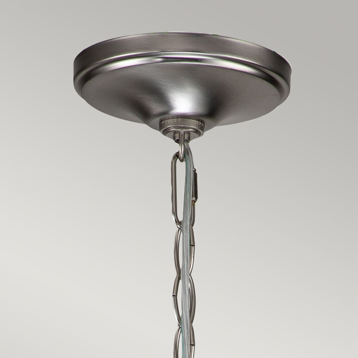 Downton  6 Light Chandelier - Nickel