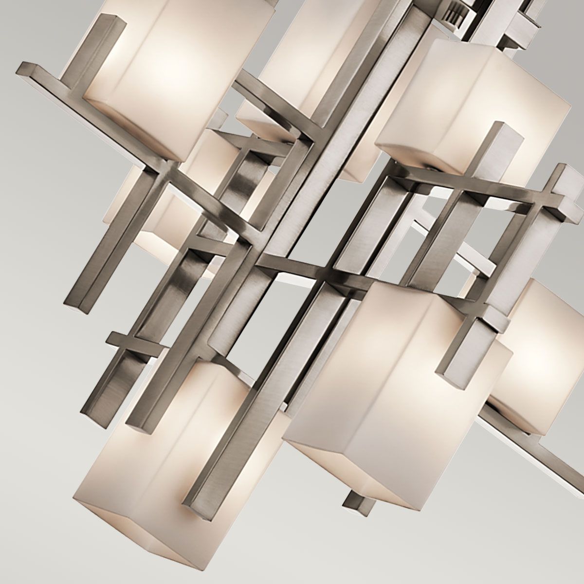 City Lights 7 Light Chandelier - Pewter