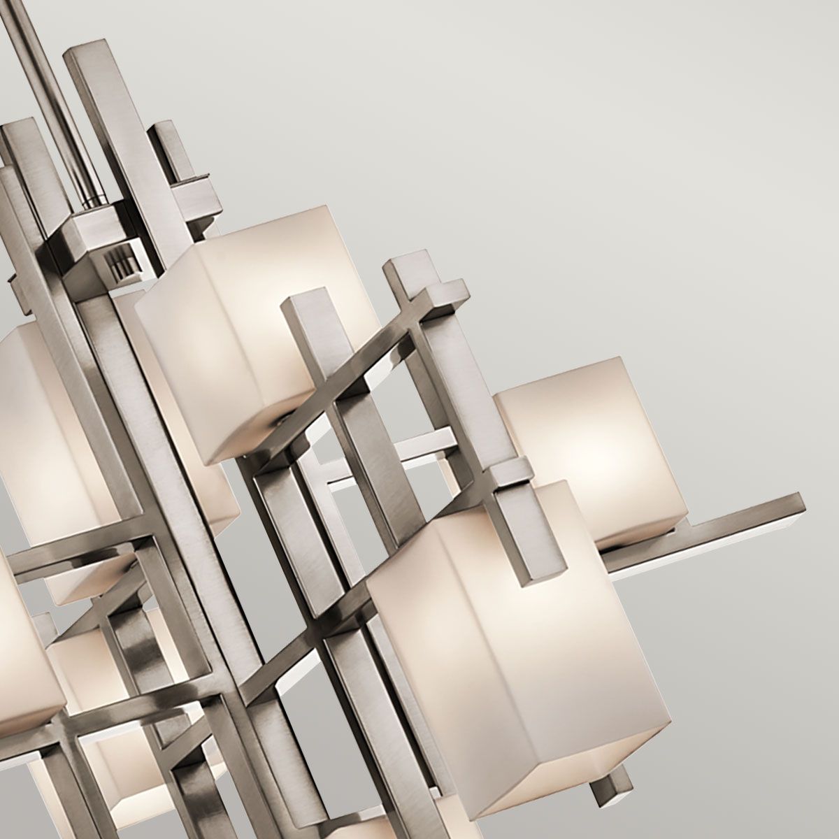 City Lights 7 Light Chandelier - Pewter