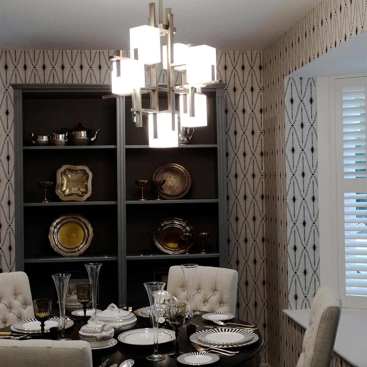 City Lights 7 Light Chandelier - Pewter