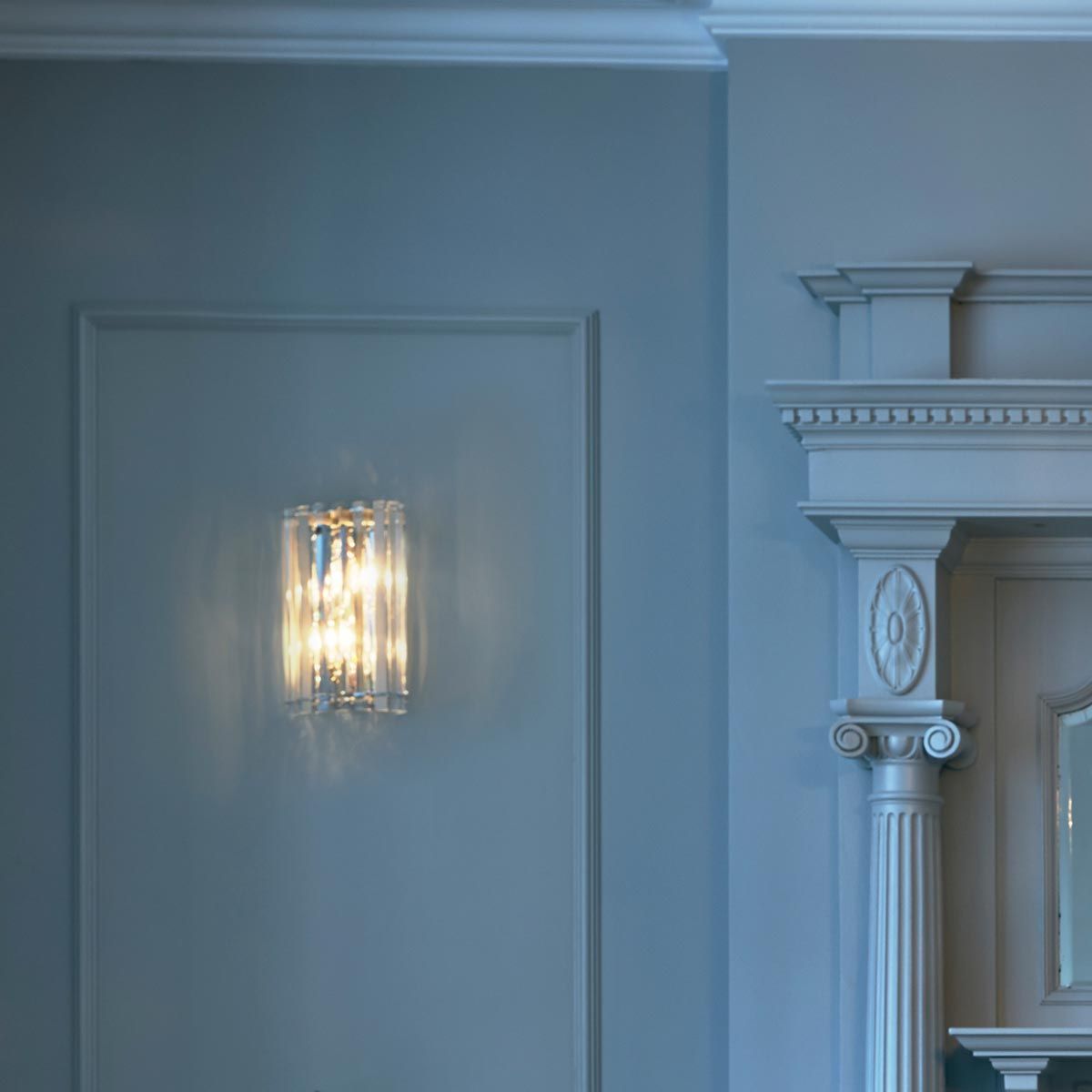 Crystal Skye Double Wall Light - Chrome